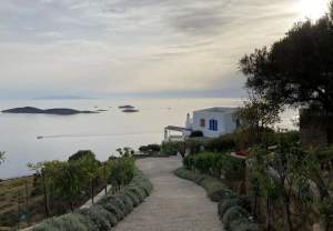 Stunning view Aegean island villa